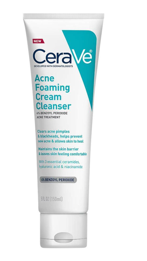 CeraVe Acne Foaming Cream Cleanser, 150ml